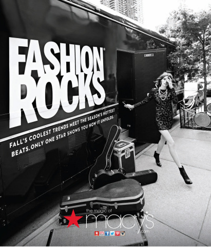 Fashion Rocks(R) at Macy's this Fall as the retailer partners with the acclaimed event to celebrate fashion and music at Macy's stores nationwide. (Photo: Business Wire)