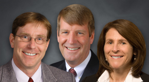 From left to right: New SEH Principals Rick Coldsnow, George Robinson, Patti Craddock. (Photo: Business Wire)