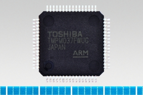 Toshiba: Multi-function ARM(R) Cortex(R)-M0-core-based microcontroller "TMPM037FWUG" with low pin count (Photo: Business Wire)