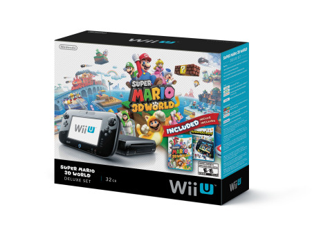 Starting mid-September, the new Wii U Deluxe Set will include the Wii U console and physical Super Mario 3D World and Nintendo Land games at a suggested retail price of $299.99. (Photo: Business Wire)