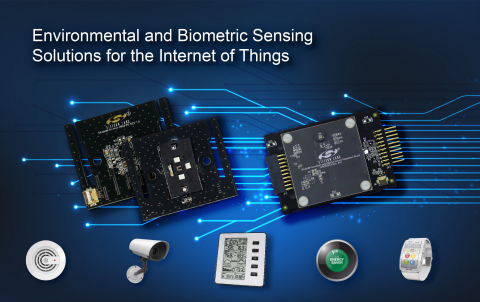 Environmental and Biometric Sensing Solutions for the Internet of Things (Graphic: Business Wire)