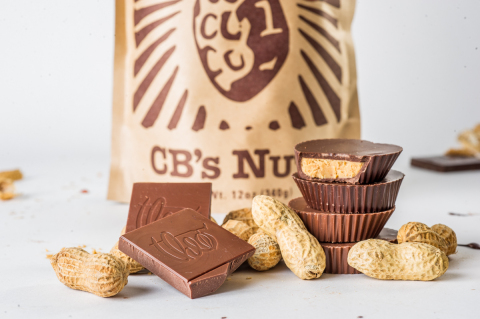 Theo Peanut Butter Cups are made with 100 percent organic and IMO Fair for Life certified Congolese cocoa, and special dark roast peanut butter made with domestically sourced organic peanuts from small batch roaster CB's Nuts. (Photo: Business Wire)