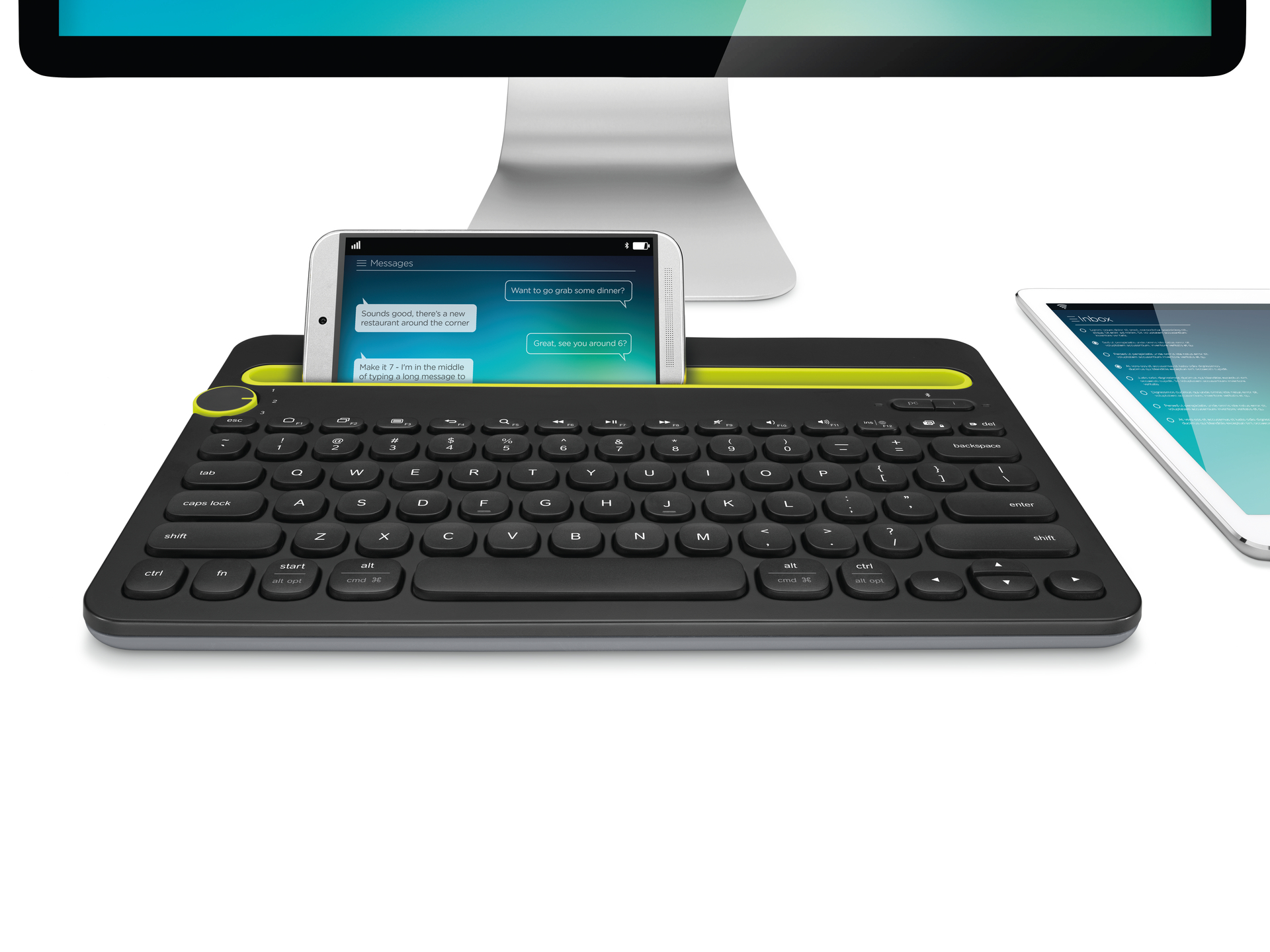 Logitech Unveils First Keyboard Designed For Your Computer Smartphone And Tablet Business Wire