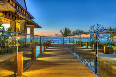 The Westin Turtle Bay Resort & Spa, Mauritius - Entrance (Photo: Business Wire)