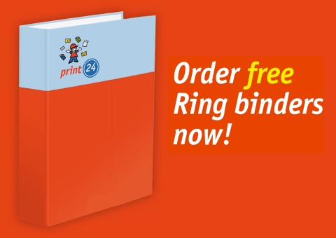 Print ring binders online - print24 is expanding its portfolio of customized business stationery (Graphic: Business Wire) 

