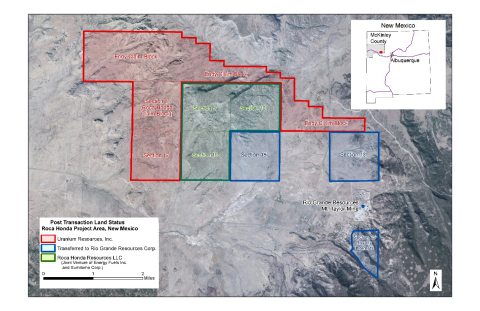 Appendix 2: Map of Roca Honda Properties in West-Central New Mexico (Graphic: Business Wire)