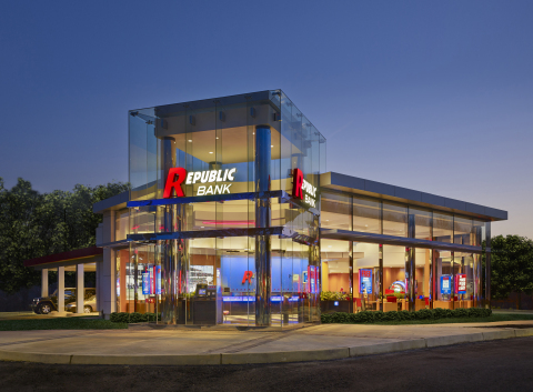 Republic Bank All Glass Prototype Store (Photo: Business Wire)