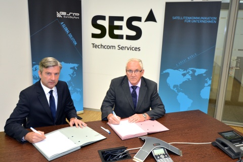 SES and EuroSkyPark Strengthen Their Technological Partnership and Sign a New Capacity Agreement for the ASTRA 3B Satellite at 23.5° East (Photo: Business Wire)