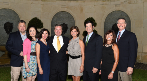From left to right: Troy and Michelle Remy, Carol and Al Bienvenu, Gretchen and Patrick Morris, and Maggie and George Klein attend a Patron Party organized to thank the event's supporters. (Photo: Business Wire)