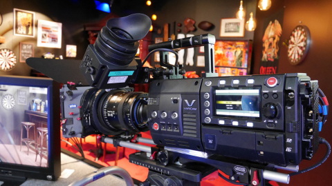 The Varicam 35 4K camera/recorder incorporates a newly-developed super 35mm MOS image sensor and AVC ... 