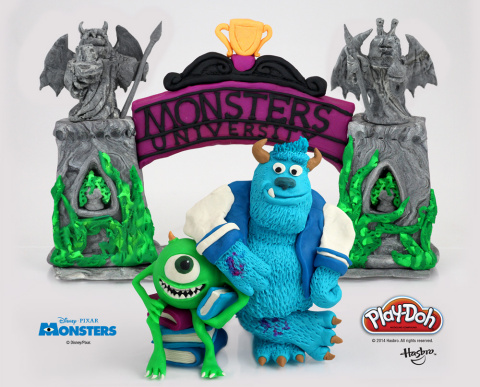 Mike and Sulley are off to a different kind of Monsters University - made entirely out of PLAY-DOH compound! In celebration of National PLAY-DOH Day on September 16, 2014, Hasbro Inc. and the PLAY-DOH brand are getting into the back-to-school spirit by sculpting schools and students made famous in pop culture! Be sure to visit the PLAY-DOH Facebook page to check out the other iconic school sculptures: https://www.facebook.com/playdoh (Photo: Business Wire)