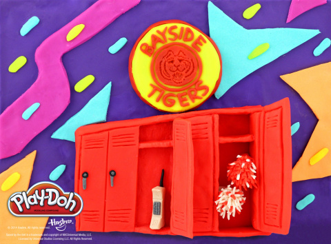 Grab your pom poms, call your friends, and get in the spirit to celebrate National PLAY-DOH Day! Bayside High takes new shape in this "Saved by the Bell" inspired PLAY-DOH sculpture, featuring a few favorite accessories belonging to 90s high school sweethearts Zack and Kelly. To celebrate National PLAY-DOH Day on September 16, the PLAY-DOH brand is headed back to school with six sculptures inspired by schools and students in pop culture. Be sure to visit the PLAY-DOH Facebook page to check out how the brand is celebrating the annual holiday: https://www.facebook.com/playdoh Saved by the Bell is a trademark and copyright of NBCUniversal Media, LLC. Licensed by Universal Studios Licensing LLC. All Rights Reserved. (Photo: Business Wire)