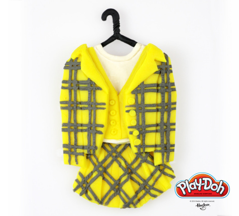 Not sure what to wear for the first day of school? As if! Take a fashion cue from Cher Horowitz, whose iconic plaid suit looks 'like, totally awesome' in PLAY-DOH form! Hasbro Inc. and the PLAY-DOH brand sculpted a fashion favorite from the Beverly Hills high school classic "Clueless" in celebration of National PLAY-DOH Day on September 16, 2014. Visit the PLAY-DOH Facebook page to view the full collection of back-to-school themed PLAY-DOH sculpts, inspired by some of pop culture's most iconic schools: https://www.facebook.com/playdoh (Photo: Business Wire)