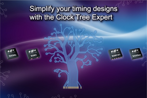 Silicon Labs' Clock Tree Expert tool simplifies timing designs for Internet infrastructure equipment (Graphic: Business Wire)