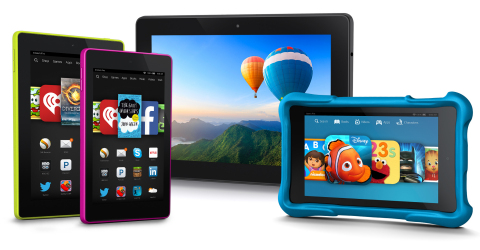 The new Fire tablet family (Photo: Business Wire)