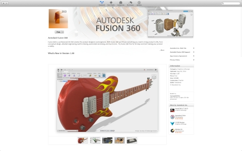 Autodesk Fusion 360, a cloud-based tool that combines 3D industrial and mechanical design, collaboration, and machining in a single package, is now available on the Mac App Store. (Graphic: Business Wire)