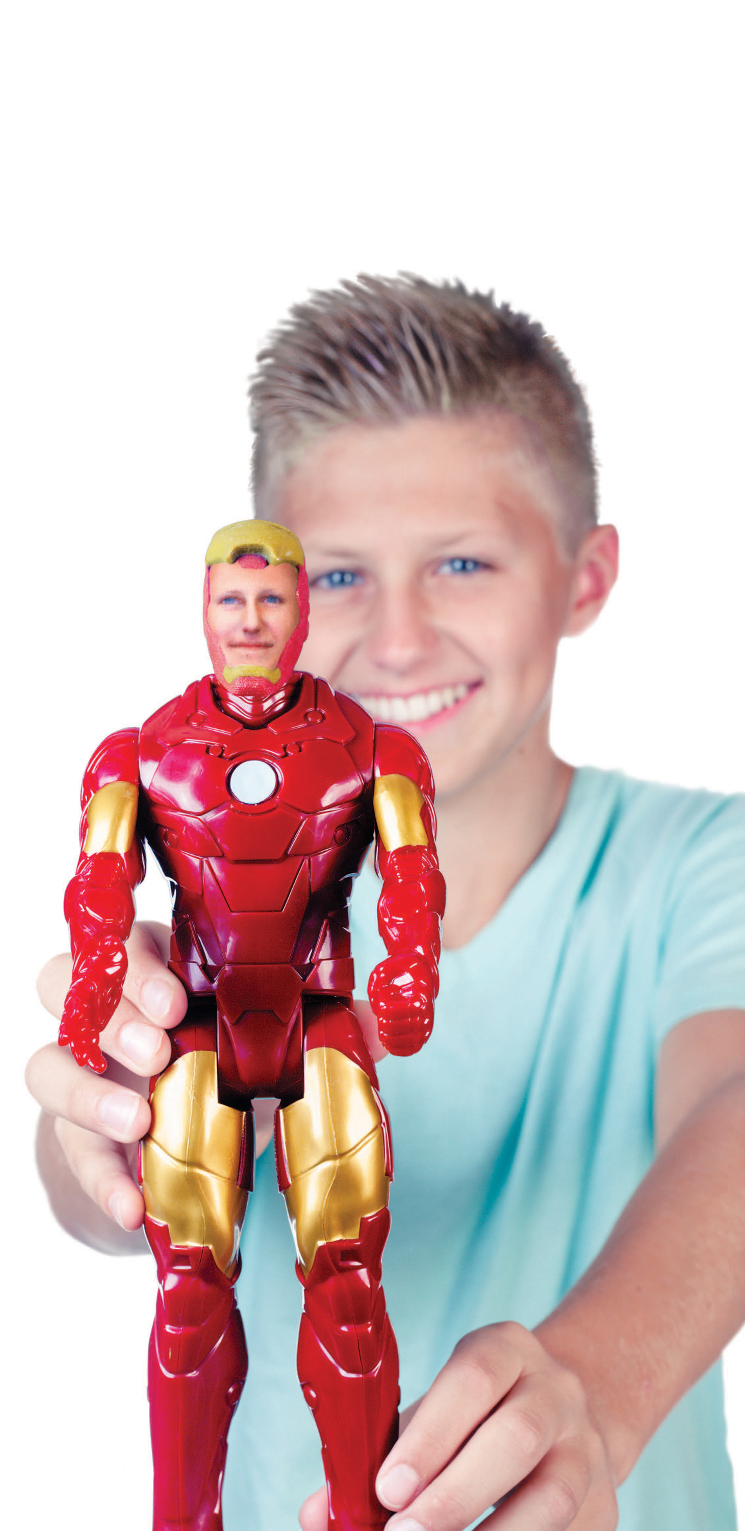 Alexa Antistress Pantoletten Captain America Super Hero Iron Man Tri Hand 