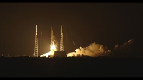 Launch of the SpaceX Dragon spacecraft with Canon Cinema EOS digital cameras and lenses on board. (Photo: Business Wire)