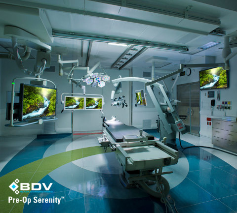 Black Diamond Video's Pre-Op Serenity Allows Clinicians to Display Relaxing Video in the OR (Photo: Business Wire)