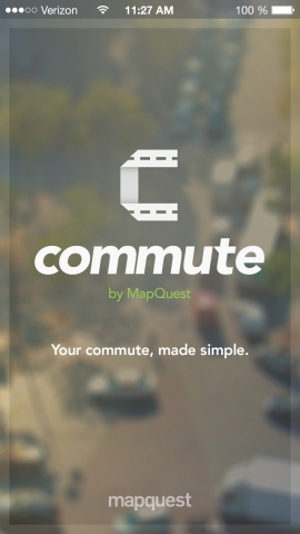 "Commute" by MapQuest simplifies the daily drive with real-time road conditions and traffic push notifications.(Photo: Business Wire)