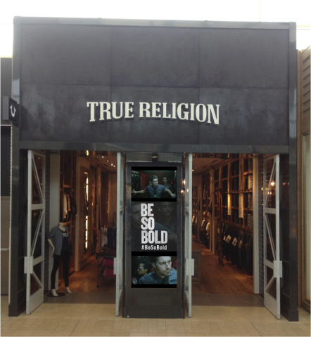  True Religion Digital Window (Photo: Business Wire)
