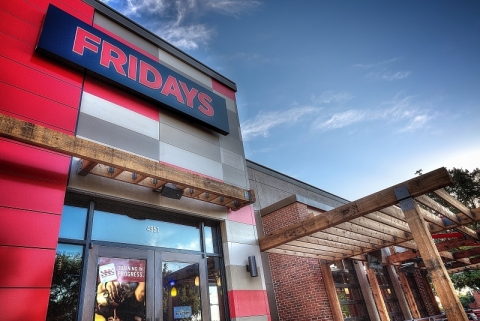TGI Fridays' new restaurant in Addison, Texas, featuring the brand's new updated, contemporary styling. (Photo: Business Wire)