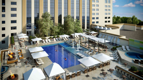 Rendering of pool deck (Graphic: Business Wire) 
