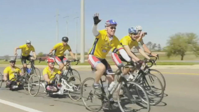 Ride 2 Recovery stages six long-distance bicycling events each year to aid injured veterans in their physical and mental rehabilitation including this 2014 UnitedHealthcare Memorial Ride 350-mile ride from Washington, D.C., to Virginia Beach, Va. (Video: Tiffini Skuce).