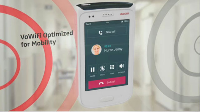 
Video in English 
Ascom Myco, developed for increased patient safety and satisfaction
