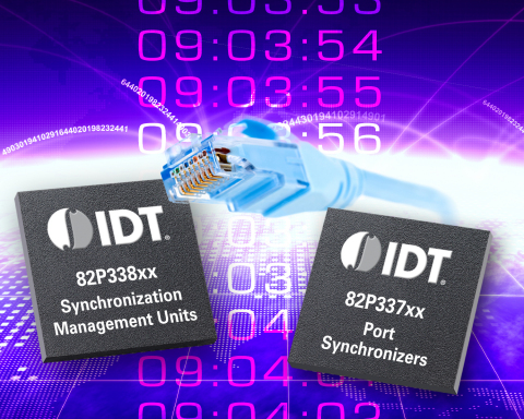 IDT Releases World's First IEEE 1588 Time and Frequency Generators Transparently Disciplined by Synchronous Ethernet (Graphic: Business Wire)