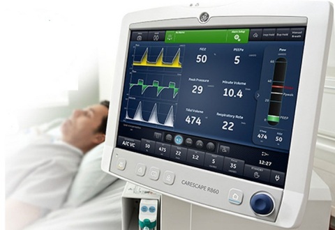 CARESCAPE R860, an intuitive Critical Care ventilator which uses advanced lung protection tools (Photo: Business Wire)