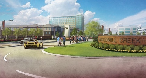 Rendering of the Woodmill Creek development (Photo: Business Wire)