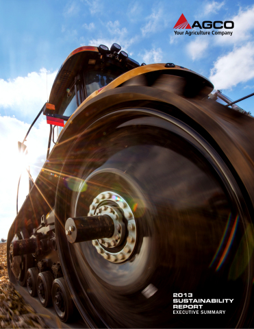 AGCO's 2013 Sustainability Report outlines the Company's Progress in 2013. (Photo: Business Wire)