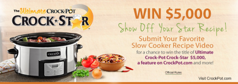 Crock-Pot® brand kicks off the 2014 Ultimate Crock-Pot Crock-Star Contest! (Photo: Business Wire)