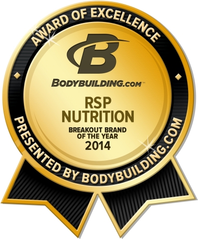 RSP Nutrition wins the 2014 Bodybuilding.com Award for Breakout Brand of the Year. (Graphic: Business Wire)