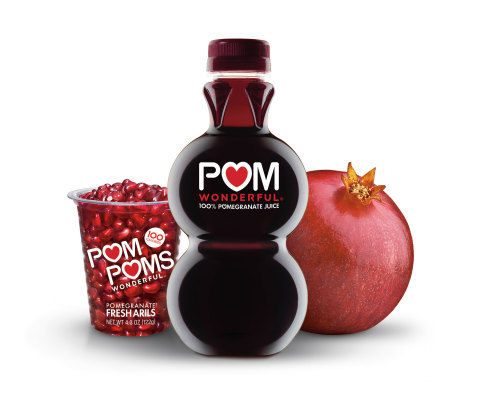 It's POM time! POM Wonderful celebrates fresh pomegranates season (October through January) by unleashing the power of antioxidants with Wonderful variety pomegranates, POM POMS Fresh Arils and 100% Pomegranate Juice. (Photo: Business Wire)