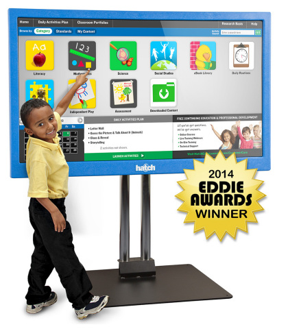 TeachSmart(R) 3.0 by Hatch, interactive whiteboard software for preschool, has been recognized as the Best Software for Early Learning by the ComputED Gazette in the 19thAnnual EDDIE Awards.
(Photo: Business Wire) 
