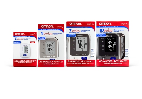 Omron Healthcare, Inc. launches most precise home blood pressure monitors ever. (Photo: Business Wire)
