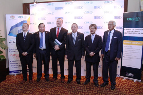 The invited VIP delegates from the Ministry of Works, CIDB, and IHRDC. (Photo: Business Wire)