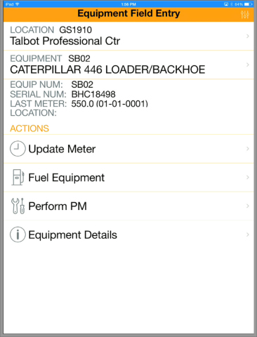 The Equipment Field Entry mobile app from Dexter + Chaney gives equipment managers a leg up in on-site data collection. (Graphic: Business Wire)