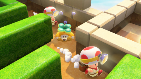 There will be different power-ups in Captain Toad: Treasure Tracker, like the Double Cherry item that makes another copy of Captain Toad or Toadette, making some stages even more riveting. (Photo: Business Wire)