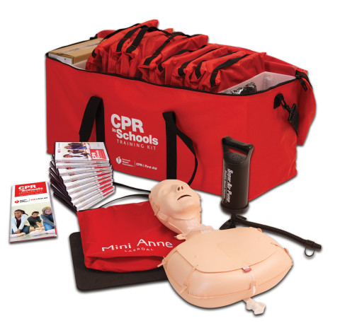 The American Heart Association CPR in Schools Training Kit. (Photo: American Heart Association)