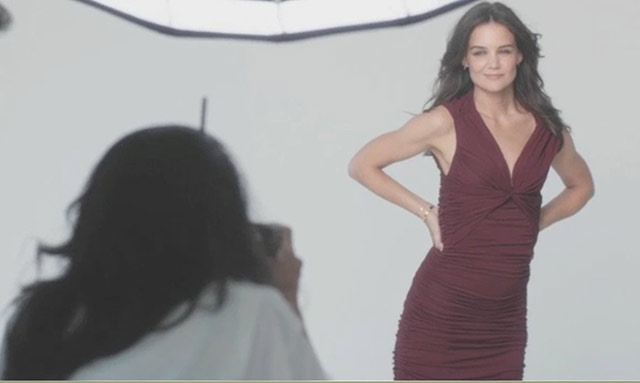 Katie Holmes for Olay Ad Campaign