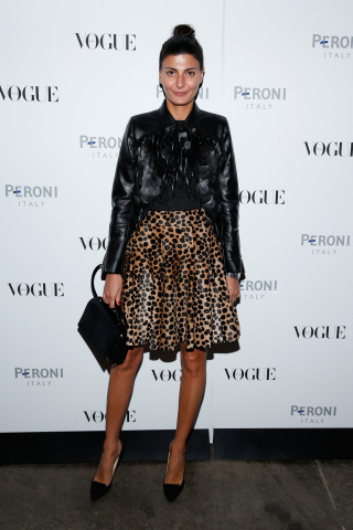 Giovanna Battaglia at Peroni Nastro Azzurro celebrates The Visionary World of Vogue Italia (Photo: Business Wire)