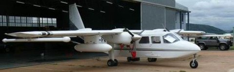 NEOS uses fixed-wing aircraft to acquire geophysical measurements. Photo courtesy of Xcalibur (Graphic: Business Wire)