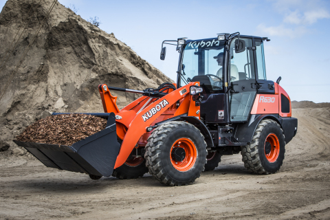 More features and more power come to Kubota’s wheel loader offering with the introduction of the all-new R30-Series. The R630 is Kubota’s first entry into the 60-80 horsepower range, giving operators the power for a wider variety of applications. (Photo: Business Wire)
