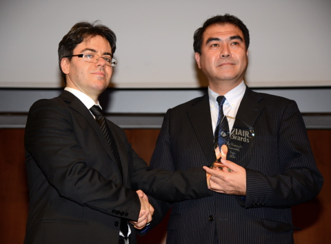 Mr. Dou Kani, CEO Power Japan Plus awarded at IAIR Awards 2014 (Photo: Business Wire).