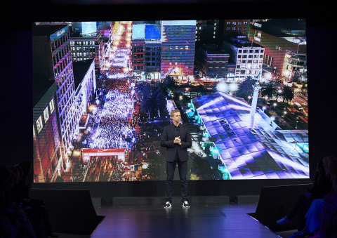 Nike unveiled its Spring/Summer 2015 Women’s Collection in New York City today with Mark Parker (pictured), President & CEO of NIKE, Inc., who shared Nike's vision for accelerating its women's business growth to reach $7B in revenue by FY17. #nikewomen. (Photo: Business Wire)