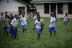 Students of SOS Children's Village Bangui run out of school at the end of classes (Photo: Business Wire)
