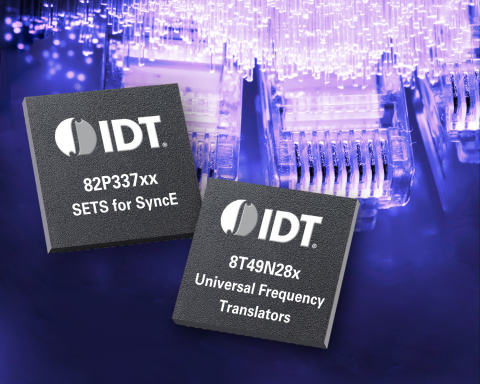 New IDT Synchronous Equipment Timing Sources and Universal Frequency Translators Offer Proven Scalable Solutions for High-Speed Synchronous Ethernet Systems (Graphic: Business Wire)